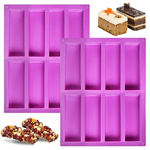 Oranlife Brownie Backform Mit 18 Trennwänden - Antihaftbeschichtet, Abnehmbarer Boden, 30.5x20.3cm