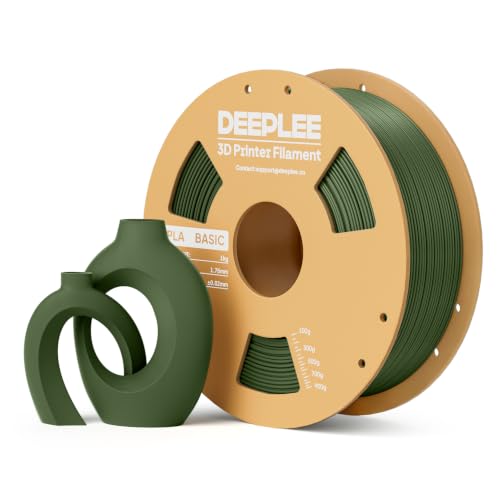 Image of PLA Basic 1.75mm 3D Printer Filament Olive Green 1KG