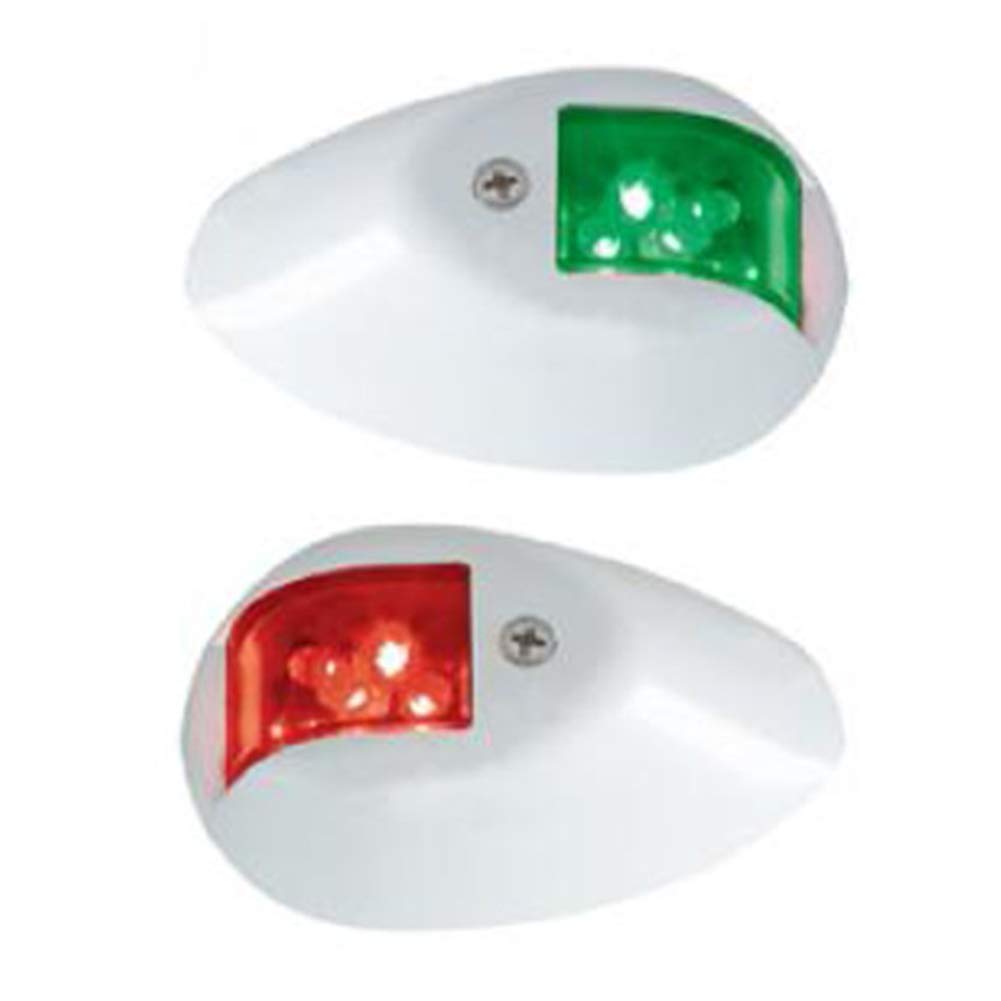 SIKUAI 91 * 59 * 35mm Barca Marina Vela LED Luce di Navigazione di Prua Lampada di Plastica Bianca Per Touring Pontone Velocità Barche da Pesca 2 Pai