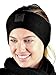 C.C Unisex Winter Thick Ribbed Knit Stretchy Plain Ear Warmer Headband, Black