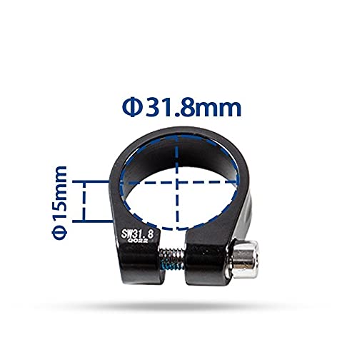 Morsetto reggisella bici Morsetto reggisella bici, Morsetto reggisella, Morsetto reggisella bici 1 pz Morsetto reggisella bici 31,8/34,9/37 mm Morsetto tubo reggisella bici Lega di alluminio Mountain