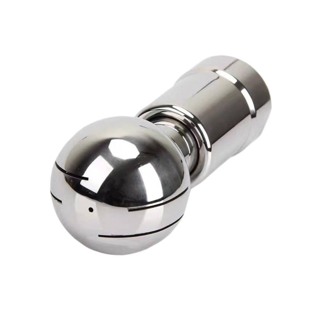 Stainless Rotary Cleaning Sanitary SS304 Rotary Spray 360 Degree Coverage Ball, 3/8-1inch Female Thread Tank Cleaning 1pc(3/4inch)