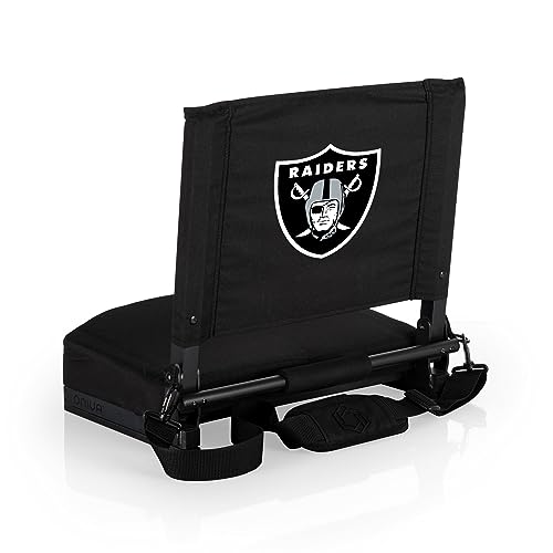 picnic time nfl unisex-adult nfl gridiron stadium seat lightweight portable folding chair for bleachers and benches