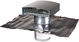 Sortie de toit finition ardoise - diamètre 125 mm - VMC double flux - Anjos