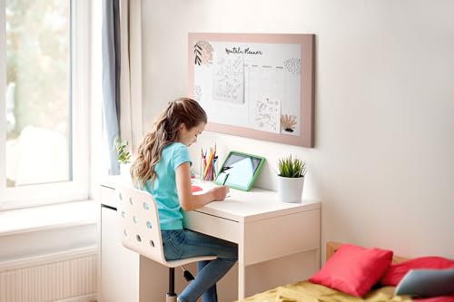 Tableau en liège horizontal 100x70 pour bureau et organisation de projets