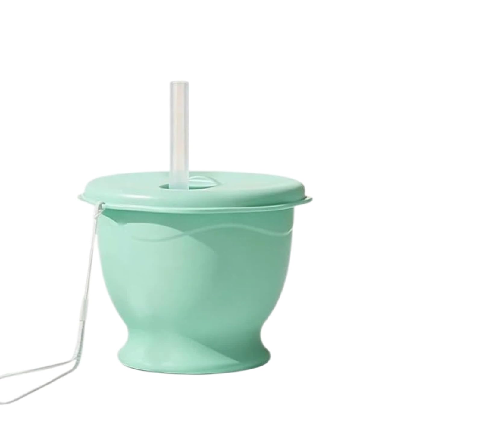 Vaso plegable de silicona con popote y correa para la muñeca, taza de viaje reutilizable para zumos y bebidas, ideal para niños y adultos, perfecto para playa, picnic, escuela