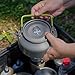PASNMKvn Outdoor Camping Coffee and Teas Kettle Portable Teapot Aluminum Alloys Camp Teas Coffee Pots Water Boilers for Picnics