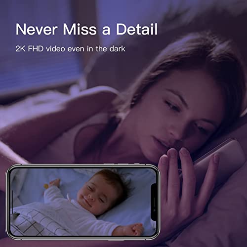 ARENTI Überwachungskamera Innen IP Kamera 2K