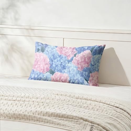 Fundas de cojines para sofá y terrazas con textura de lino Hortensia 8