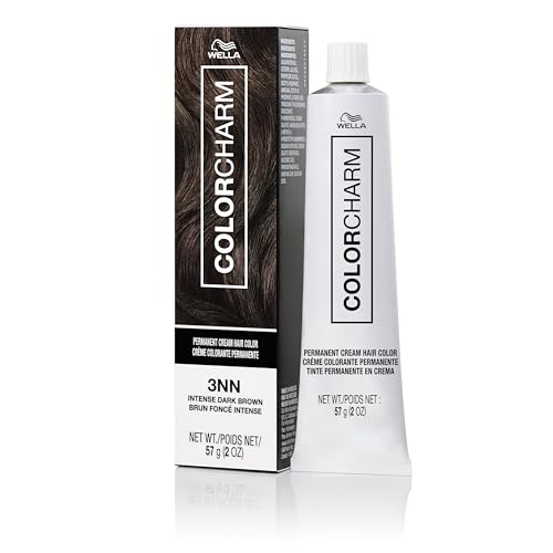 COLORCHARM Permanent Cream Hair Color, 3NN Intense Dark Brown, 2 oz.