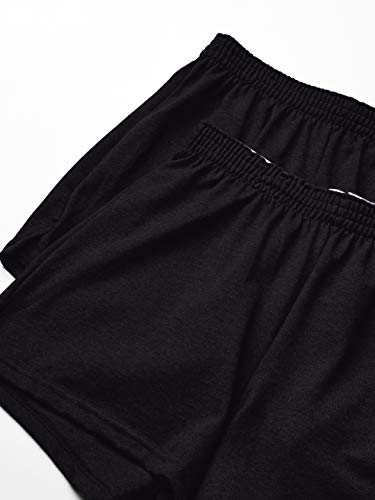 Soffe Womens Authentic Cheer Yoga Shorts, Black (2-Pack), X-Small Us #TOP2