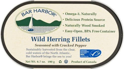 Bar Harbor 70718001217 All Natural Smoked Herring Cracked Pepper Oz thumb #1
