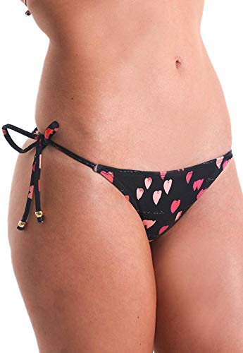 Calcinha Biquíni Avulso Lacinho Bossa Nova PPOETA - Preto - GG