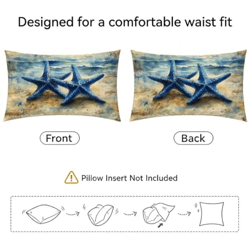 Coussin extérieur imperméable 50x80 cm lavable et déperlant bleu marine - 6
