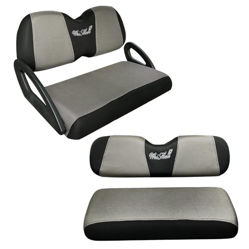 WEIMELL Golf Cart Seat Covers Front and Rear Set Fit...