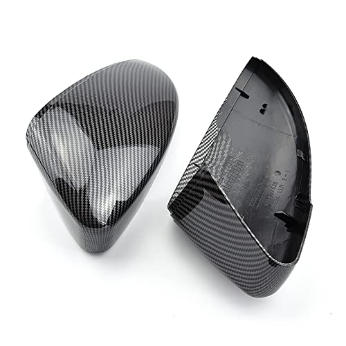Couverture Rétroviseur Latéral Noir de Carbone pour Jetta MK6 Scirocco CC B7 Coque Miroir Porte