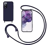 GoodcAcy Funda con Cuerda para Samsung Galaxy S20 FE,Azul