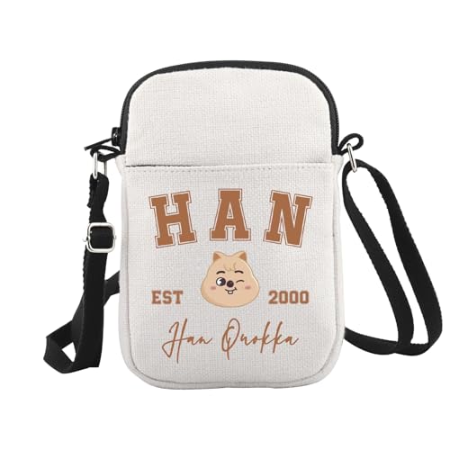JTOUK Korean Pop Gift K-Pop Group Merch Kpop Boys Group Est 2000 Quokka Crossbody Bag K-Pop Music Lover Gift, 2000quokka Cr EU, 5.91 Inches ×8.27 Inches