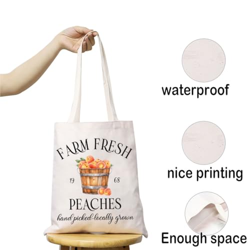 Bolsa Tote Peach Farm Fresh miniatura 4