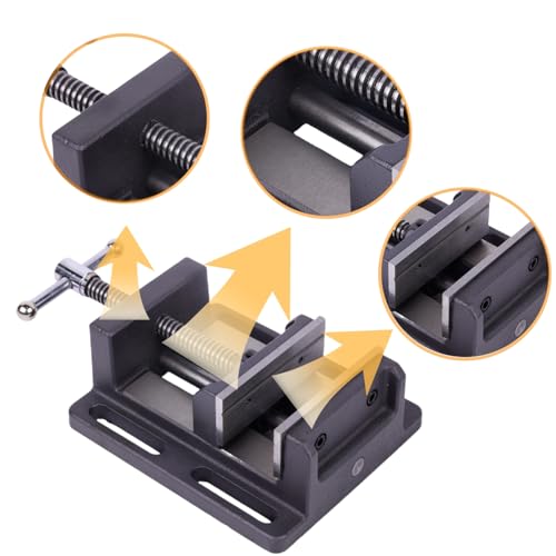 Étau de presse de précision robuste de 10,2 cm pour perceuse à colonne