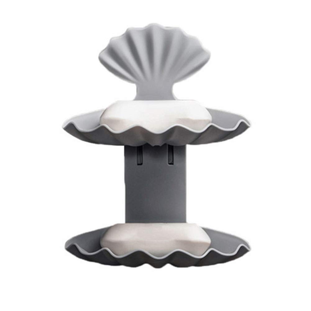 Tilak Venture Double Layer Pearl Soap Super Adhesive Sticker Soap Dish Holder with Beautiful Leaf Shape Wall Mounted Soap Dish Case Holder Bathroom Accessories (Multicolor) (B08THNNJJH) Amazon Price History, Amazon Price Tracker