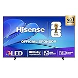 Hisense TV 43" QLED 4K 2025 43E78Q, Smart TV VIDAA U8, Dolby Vision, HDR 10+, Game Mode Plus, Dolby Atmos, Alexa Built-in, VIDAA Voice, Tuner DVB-T2/S2 HEVC 10, lativù 4K, 43'', 2025 QLED 60Hz