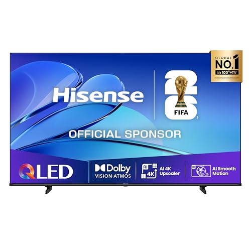 Hisense TV 50' QLED 4K 2025 50E78Q, Smart TV VIDAA U8, Dolby Vision, HDR 10+, Game Mode Plus, Dolby...