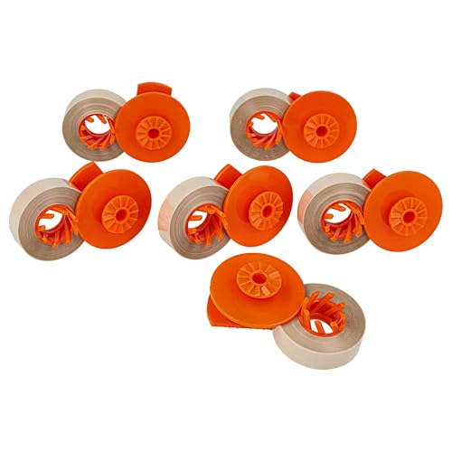 vhbw 6x cinta de banda compatible con Gestetner PR 5500 máquina de escribir - sistema "Lift-Off", 170 m