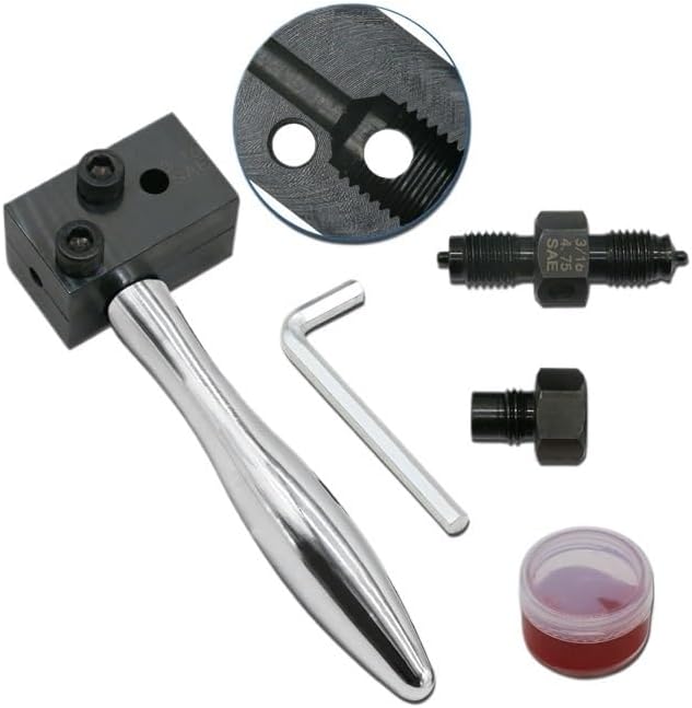 Exhaust Pipe Expander, Brake Pipe Expander Expander Car Brake Copper Pipe Riveter Expander Air Conditioning Copper Pipe Auto Repair Tools(Brake Pipe Bell Reamer)