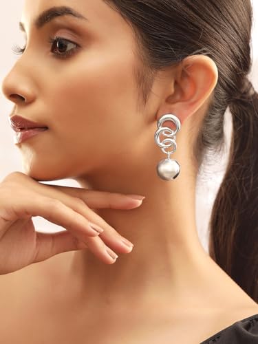 Image of Rubans AD Drop Earrings Trendy Fashion Gift for Women & Girls