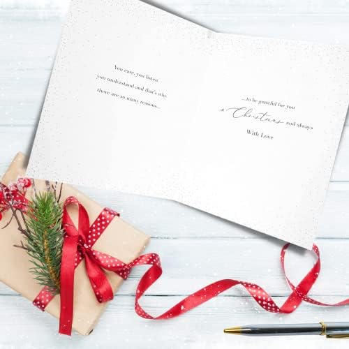 Clintons: Foiled Tree Nan Christmas Card, Multi-Colour, 155 x 201, 1170595