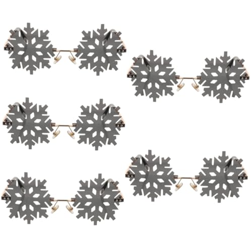 Lunettes de soleil flocon de neige en PC noir sans cadre robuste