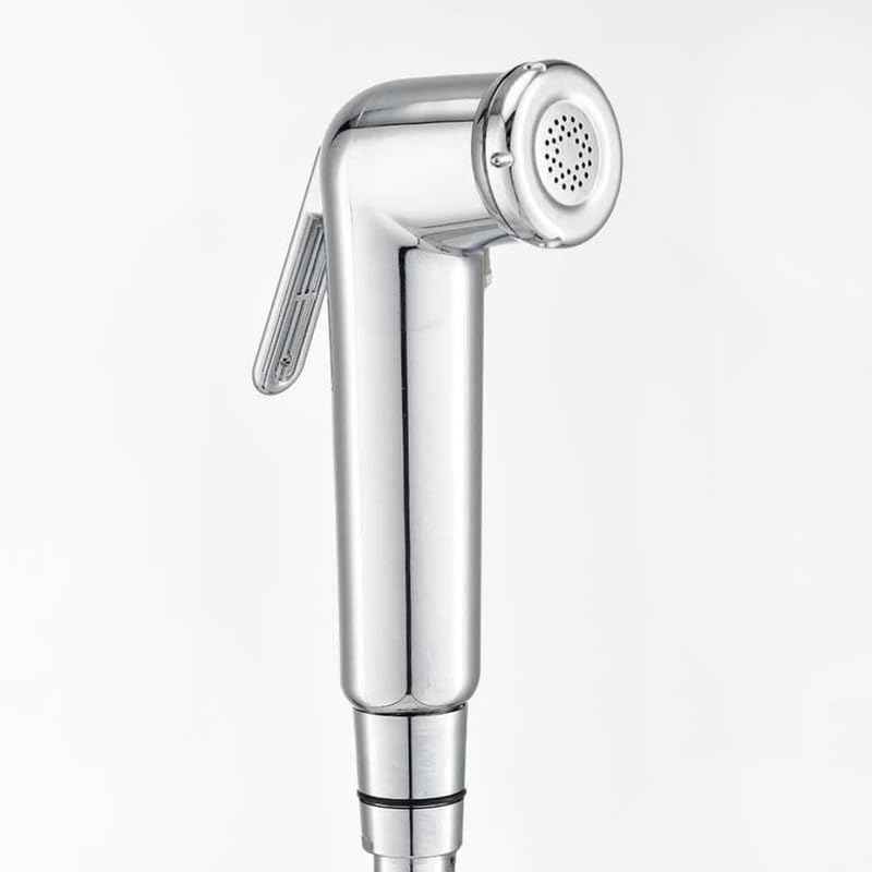 Image of HOUZA Milano ABS Health Faucet Without Hose Pipe and Wall Hook | Jet Spray for Toilet | Jet Spray Gun | Health Faucet Gun Only (Chrome Finish)