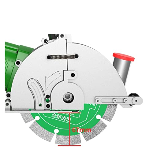 Machine de coupe murale électrique avec double disque pour rainurage granit