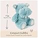 GUND Baby Oh So Snuggly Littles Hippo, Small Stuffed Animals, Hippo Stuffed Animal, Plush Toys for Infants and Toddlers, Teal, 7”