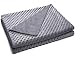 Kpblis Duvet Cover for Weighted Blanket 60"x80", Soft Cozy Plush Duvet Cover, JUST Cover, Dark Grey