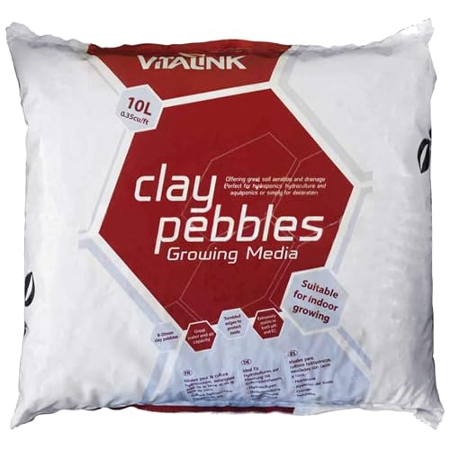 VitaLink 02-050-105 10L Clay Pebbles Bag Grey