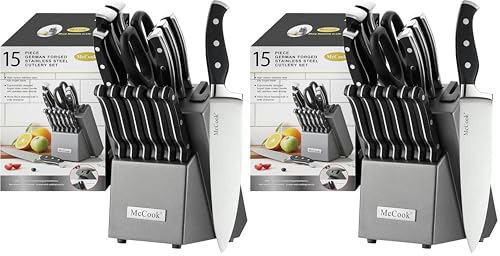 McCook 15-Piece German Knife Set