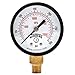 Winters 2 inch Dial Size, Multi Function Economy Utility Dry Pressure Gauge, Brass Internals, Black Steel Case, Dual Scale 0-15 psi/kPa, 3-2-3% Accuracy, 1/4 inch NPT Bottom Mount, Pressure Gauge