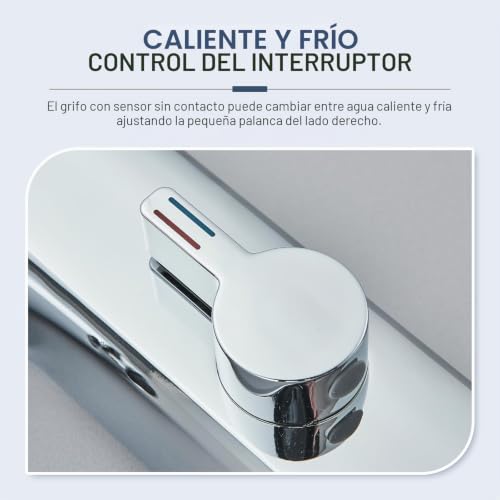 Grifo con sensor infrarrojo y pantalla digital integrada 6