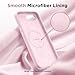 GolbinBox Magnetic for iPhone 17e Case & iPhone 16e Case, Compatible with MagSafe, [Soft Anti-Scratch Microfiber Lining], Slim Liquid Silicone Shockproof Protective Phone Case 6.1 inch, Chalk Pink