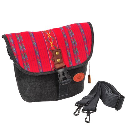 Kalahari Mamboo K-40 - Borsa a tracolla in tessuto...