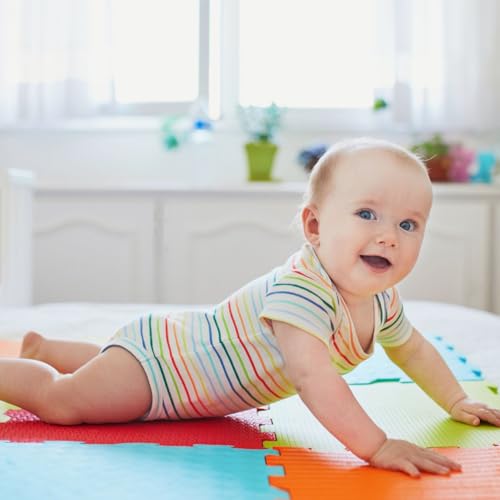 Toyvelt FOLDABLE PLAY MAT Baby Play Mats For Floor 48 Inchx48 Inch Foam Rugs thumb #1