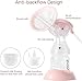 NCVI Electric Breast Pump 8782, Portable Hospital-Grade Double Pump with 4 Modes & 9 Levels, Anti-Backflow, Rechargeable Quiet Breastfeeding Pump for Efficient Comfortable Use at Home, Work or Travel