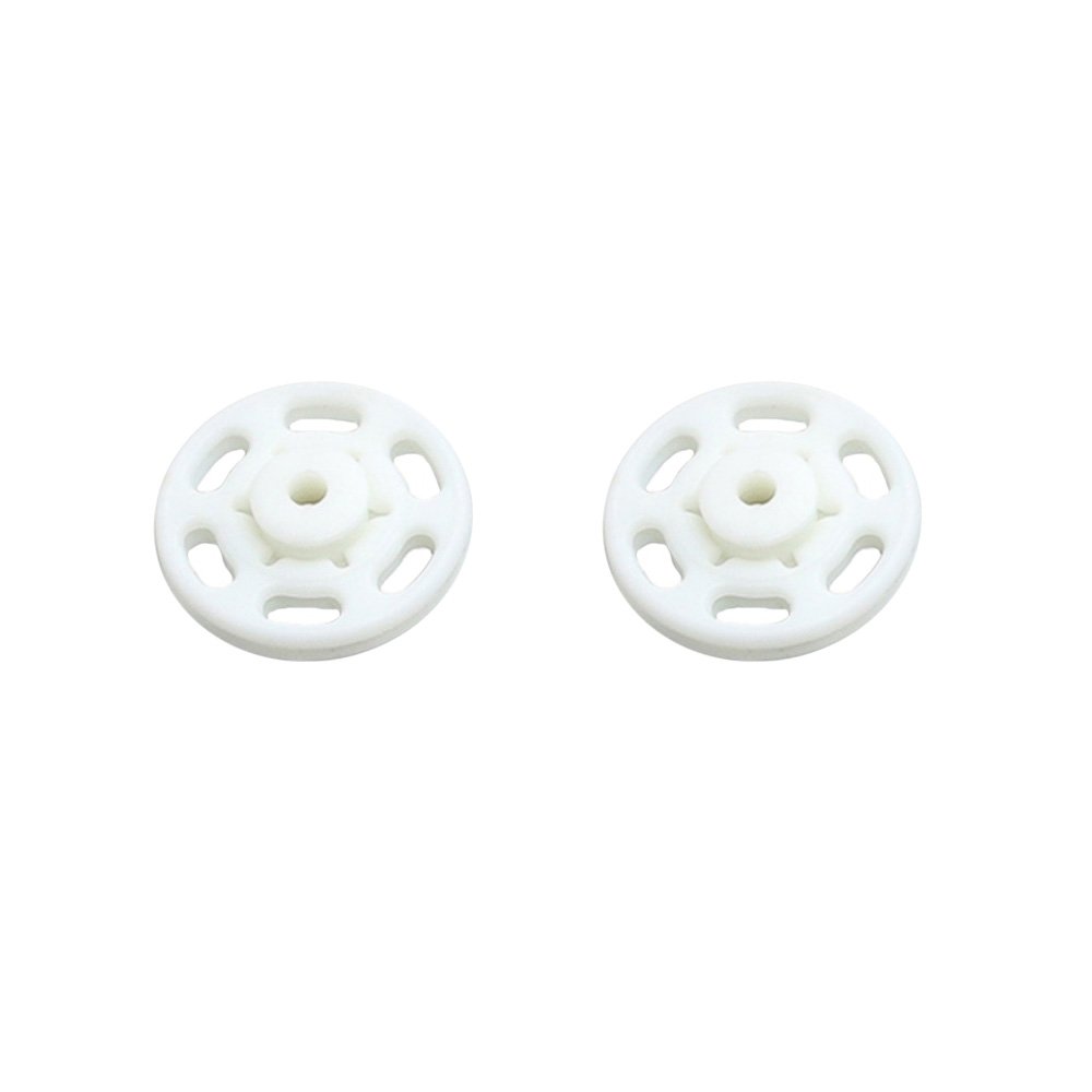 12 Sets Invisible Snap Buttons Clasps Fastener Press-Stud Resin Round Crafting Sewing Coats Buttons White-20mm