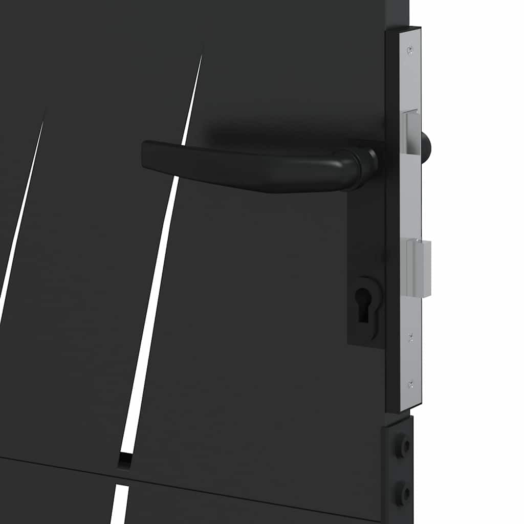 vidaXL Brama ogrodowa 110 x 130 cm Stal Malowana Proszkowo Zamykane