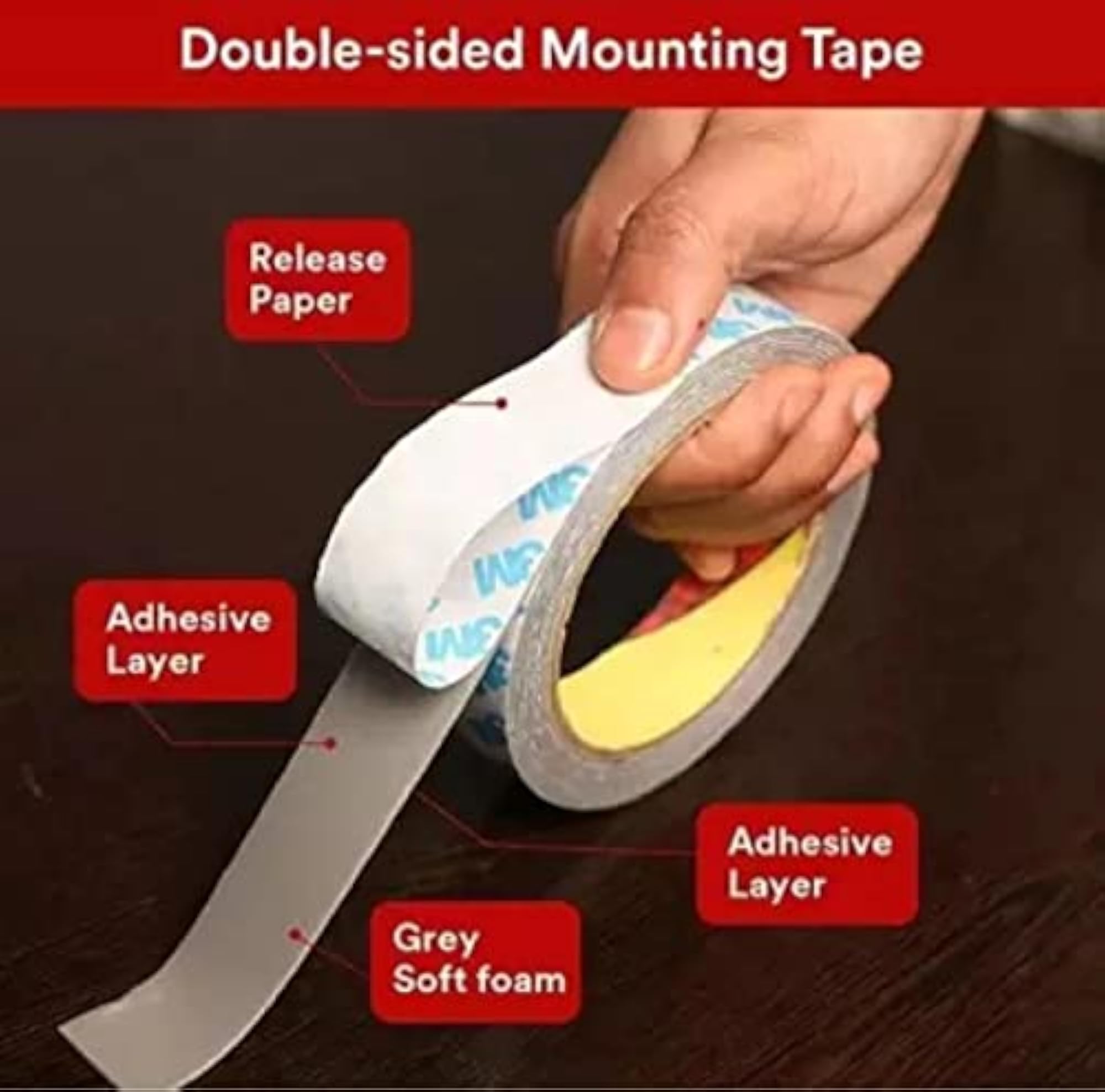 Easy Stick Acrylic Mirror, No Drill Required