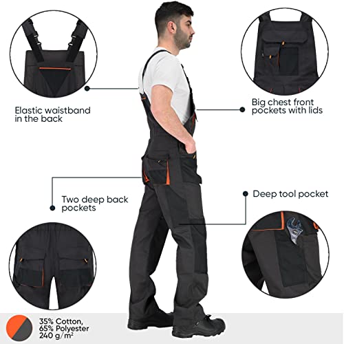 BWOLF Atlas - Salopette da lavoro, da uomo