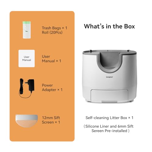 Loupurr L1 Open-Top Self-Cleaning Litter Box (2026 Model) — view 8