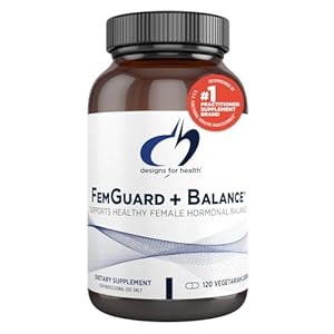 Designs for Health FemGuard + Hormone Balance for Women – DIM, Black Cohosh, Calcium D-Glucarate, EGCg Green Tea Extract & Chaste Tree Supplement for Mood Support & Estrogen Metabolism (120 Capsules)